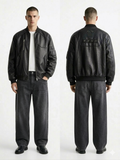 BLACK LEATHER JACKET