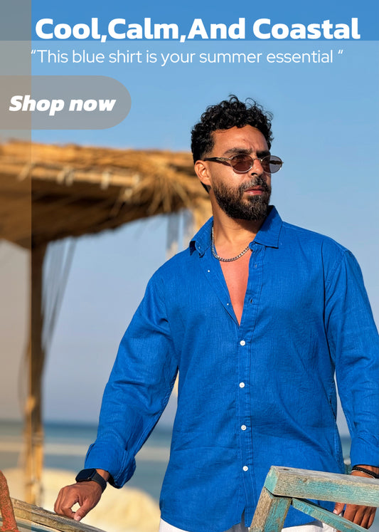 Linen Shirts Blue