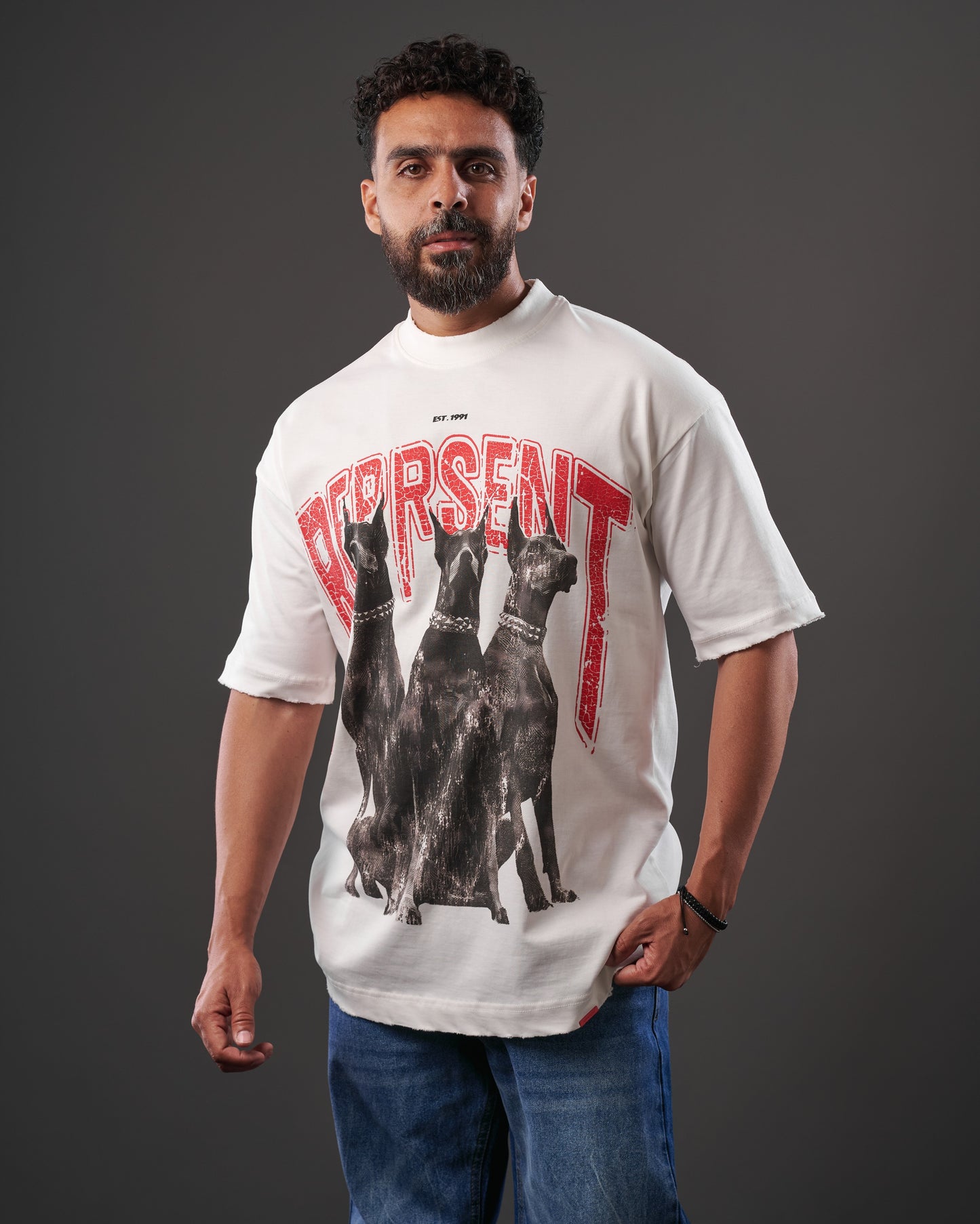 CONTRASt PRINTED T-SHIRT